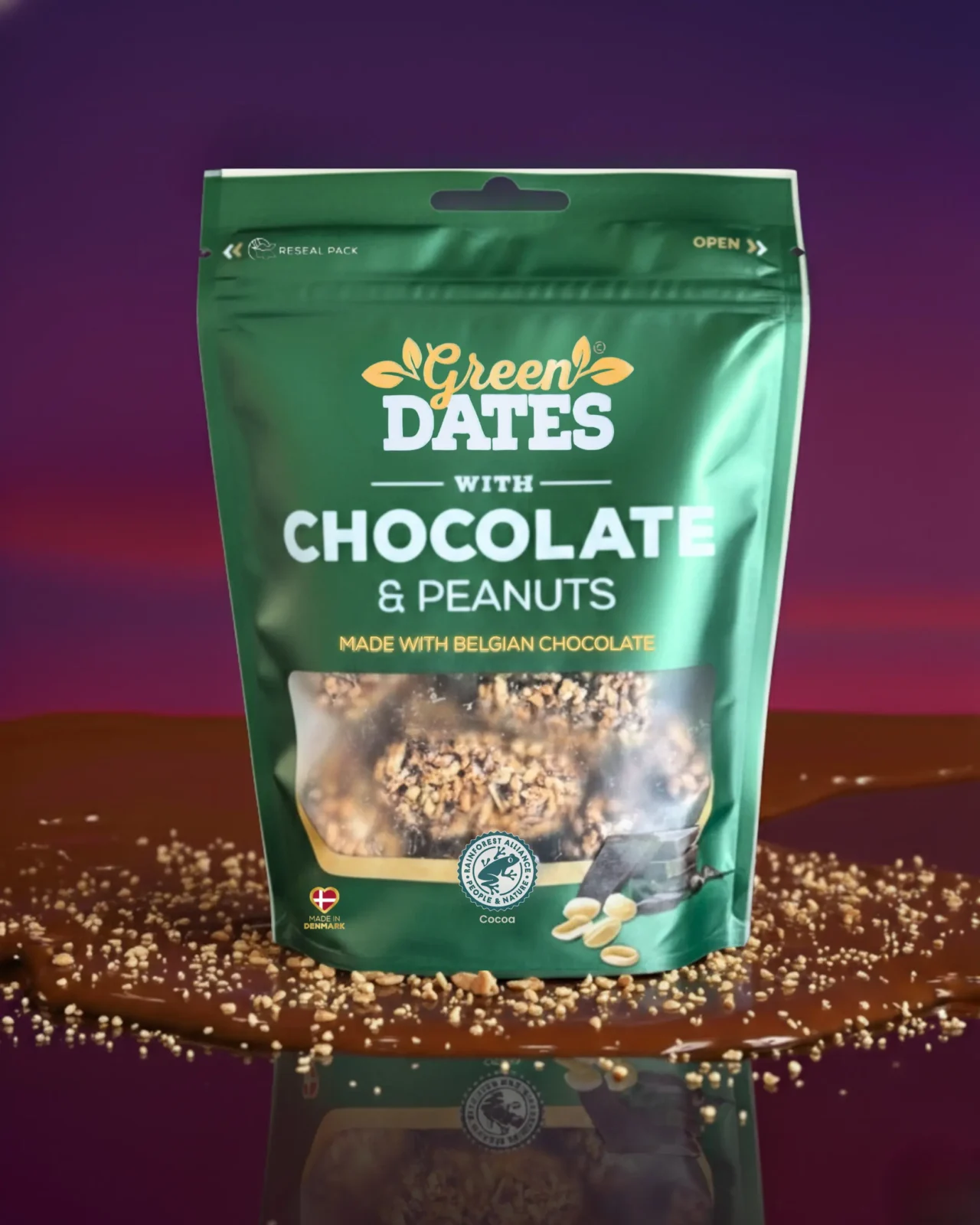 Dates with Belgian Chocolate & Peanuts