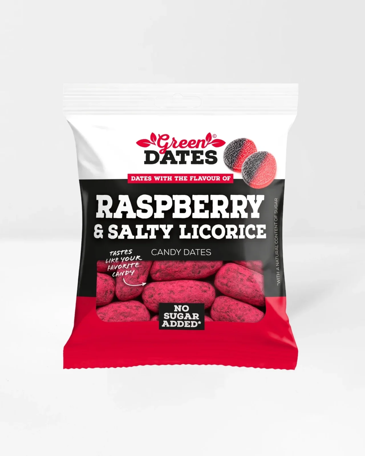 Raspberry & Salty Licorice dates